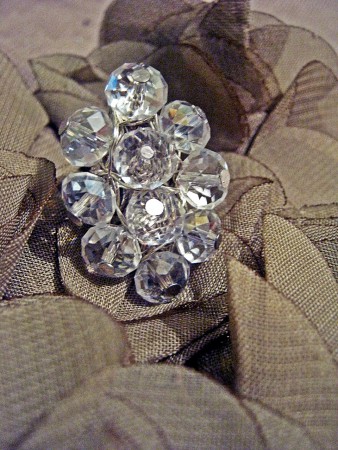 Átlátszó ovális alkalmi gyűrű