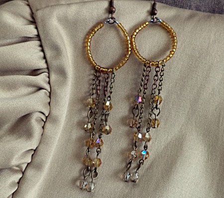 ragyogó fülbevaló!Az 